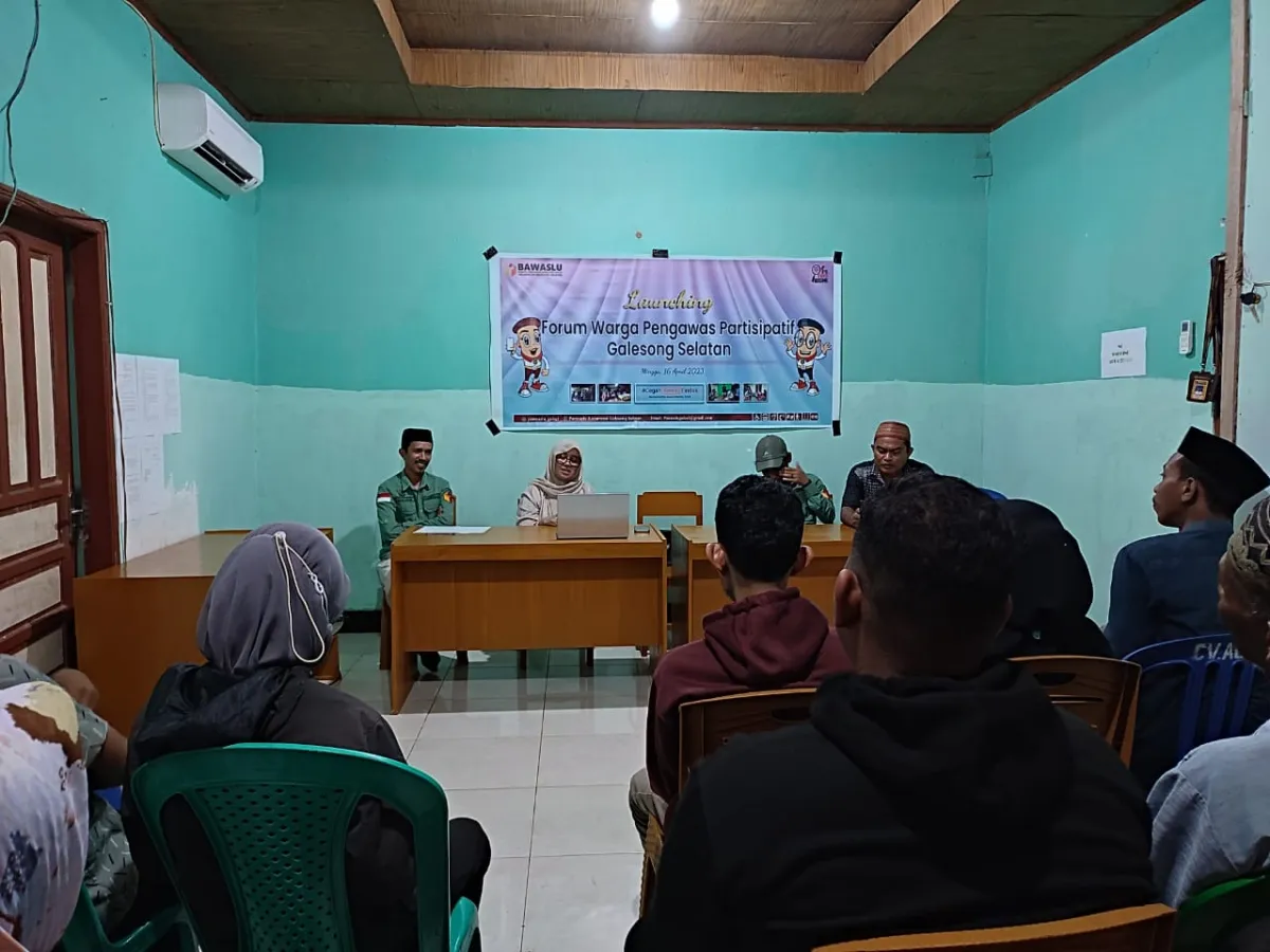 Panwaslu Galesong Selatan Luncurkan Forum Warga Pengawas Partisipatif
