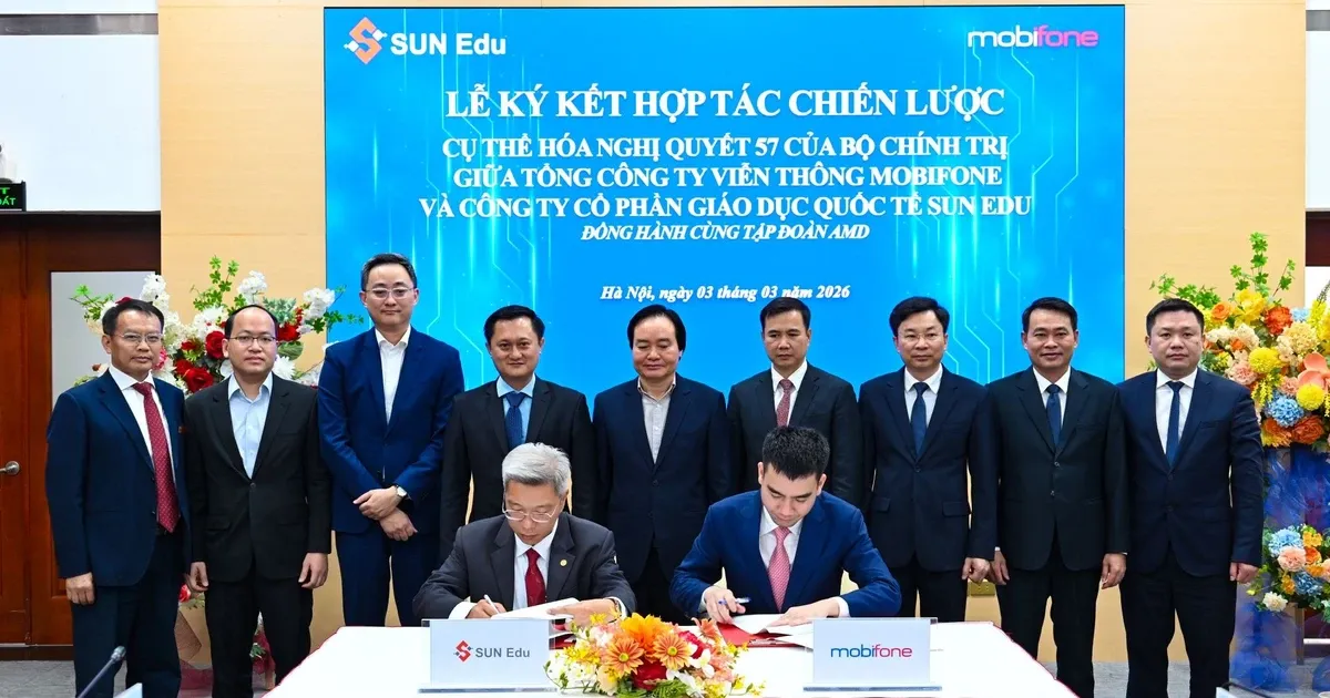 MobiFone dan Sun Edu Jalin Kerja Sama untuk Kembangkan SDM Teknologi Digital