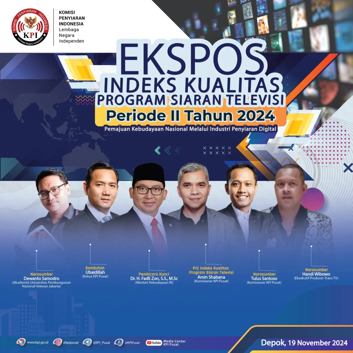 KPI Luncurkan Hasil IKPSTV 2024, Dorong Penyiaran Budaya Nasional