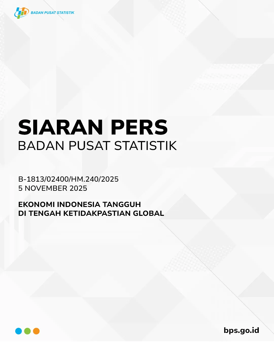 Pertumbuhan Ekonomi Indonesia Stabil di Tengah Ketidakpastian Global