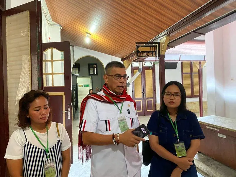 Hinca Panjaitan Awasi Sidang Korupsi Amsal Sitepu di PN Medan