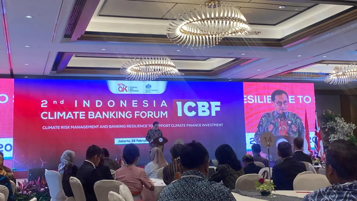 OJK Luncurkan Laporan Risiko Iklim dan Keberlanjutan Perbankan di ICBF 2026