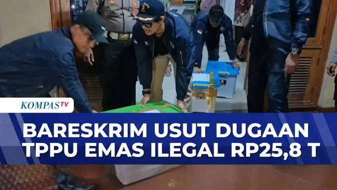 Polisi Gerebek Rumah di Surabaya, Sita Emas Batangan Diduga Hasil Tambang Ilegal