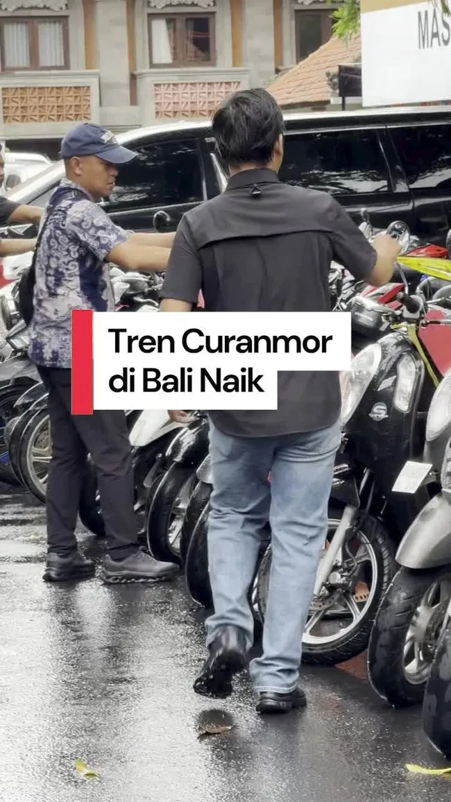 Polda Bali Ungkap Lonjakan Kasus Curanmor Akibat Kunci Tertinggal