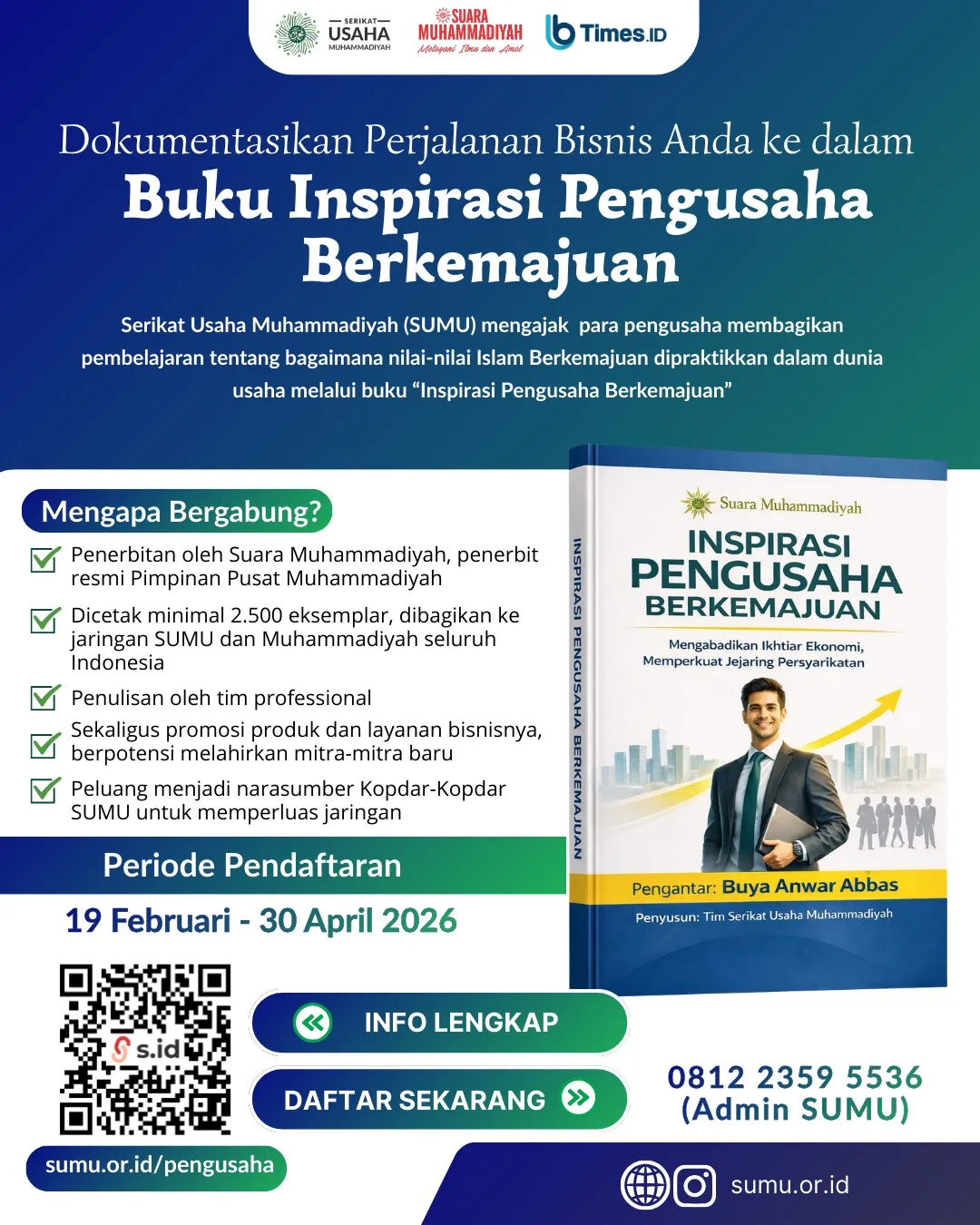 SUMU Dorong Pengusaha Muhammadiyah Ceritakan Kisah Bisnis dalam Buku
