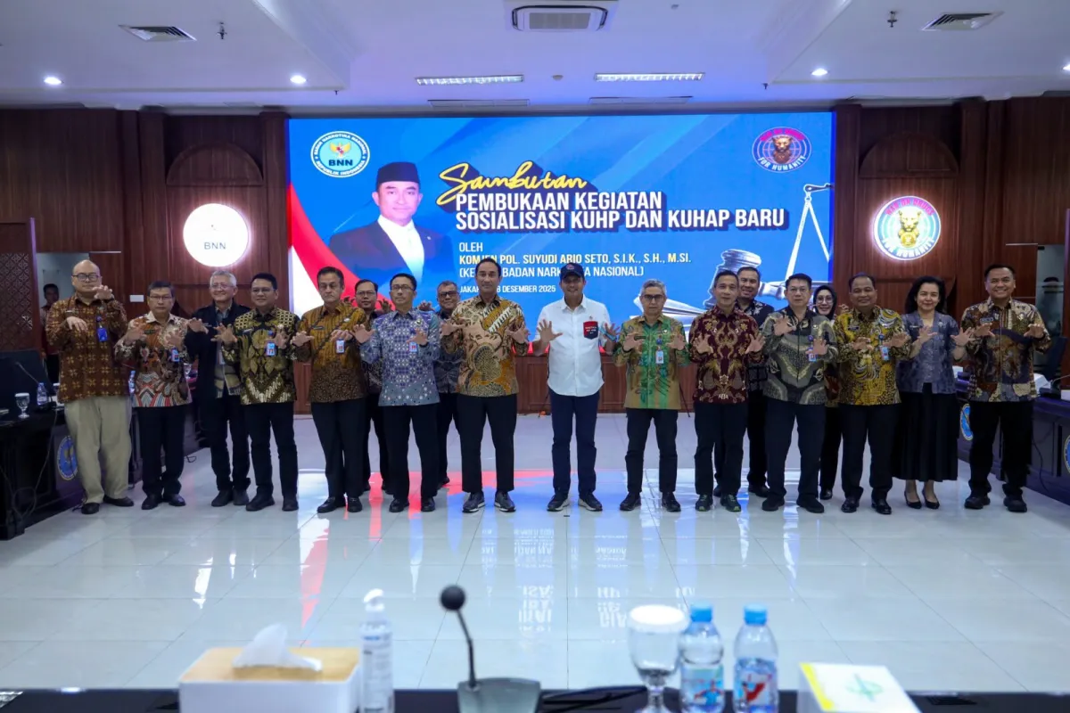 BNN Sosialisasikan KUHP dan KUHAP untuk Keadilan Restoratif Narkotika