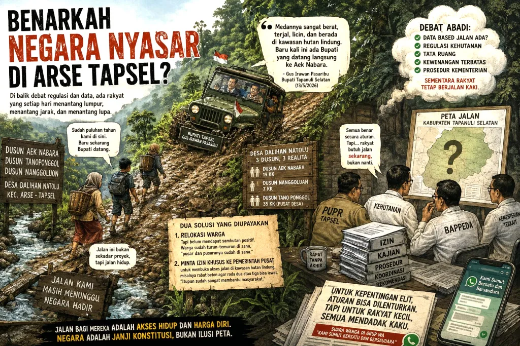 Negara Nyasar di Arse Tapanuli Selatan?
