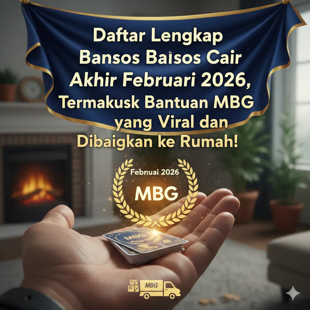 Bansos Februari 2026: Cek Daftar dan Syarat Bantuan Termasuk MBG