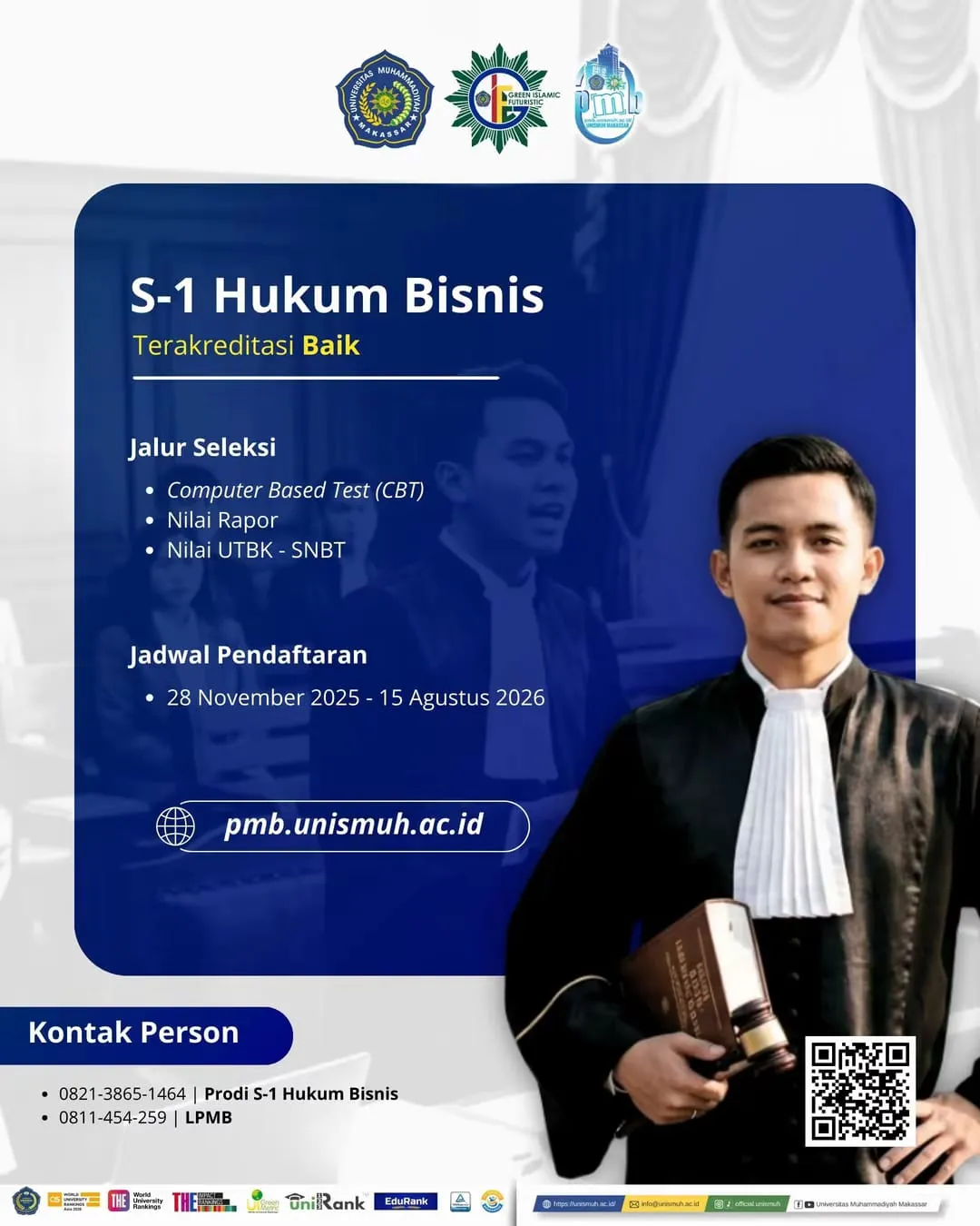 Prodi Hukum Bisnis Unismuh Makassar Kembangkan Pembelajaran Hybrid untuk Praktisi Hukum Korporasi