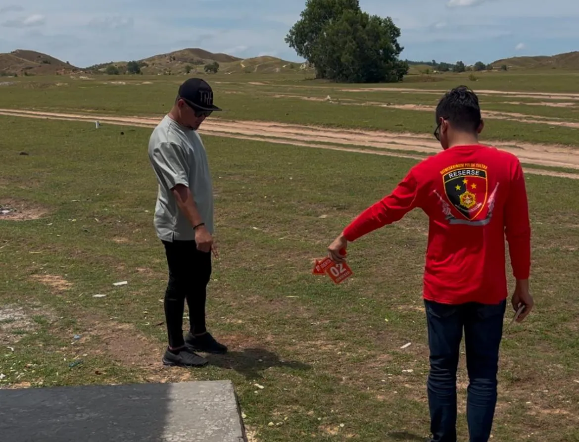 Polda Sultra Periksa Lahan Sengketa di Padang Pajjongang, Bombana