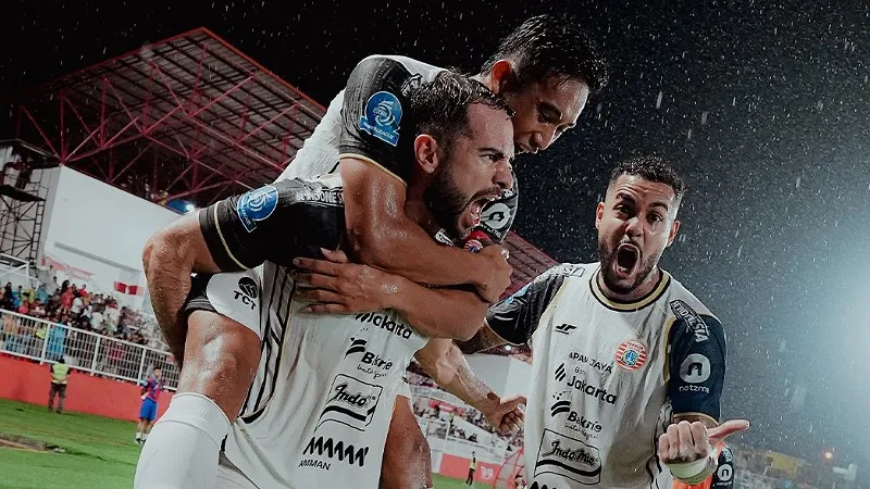 Persija Taklukkan Malut United 3-2, Samai Poin Persib Bandung