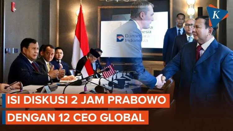 Prabowo Bahas Kebijakan Ekonomi dengan CEO Global di AS