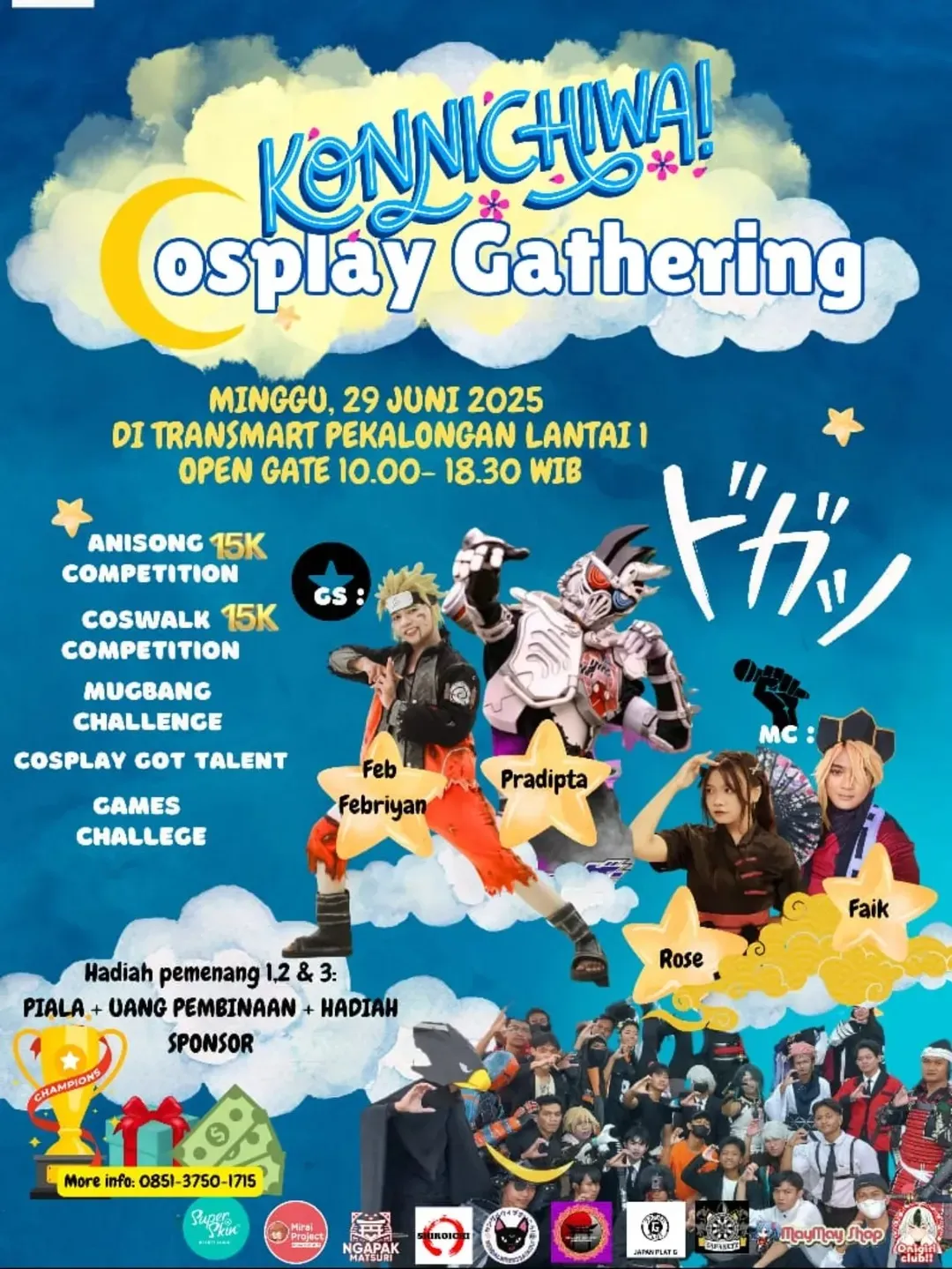 Konnichiwa Cosplay Gathering: Meriahkan Pekalongan dengan Budaya Pop Jepang