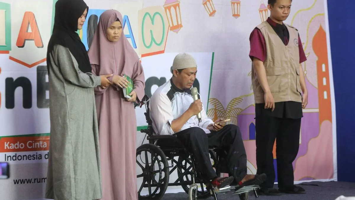 Ratusan Difabel Bandung Berpartisipasi dalam Tadarus Al-Qur'an di Festival Ramadan Inklusif 2026