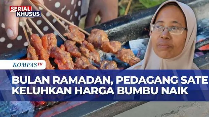 Pedagang Sate di Denpasar Tetap Stabilkan Harga Jual Meski Biaya Naik