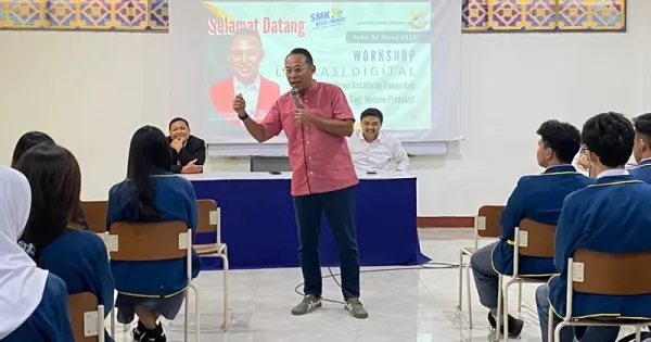 Nico Siahaan Edukasi Siswa SMK tentang Keamanan Digital dan Ancaman Judi Online