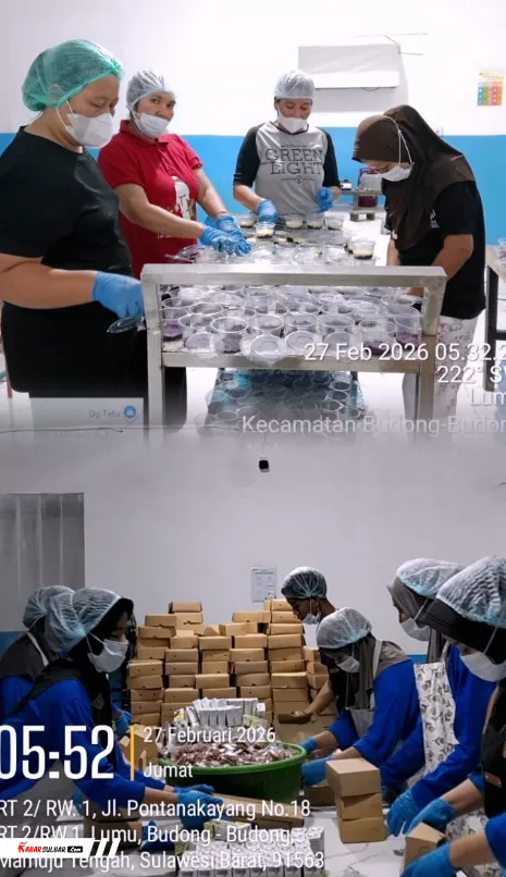 Relawan SPPG Lumu Siapkan Ribuan Paket Gizi Selama Bulan Ramadhan