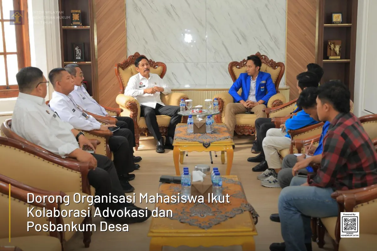 PMII Jatim Kolaborasi dengan Kemenkumham untuk Pemberdayaan Hukum di Desa