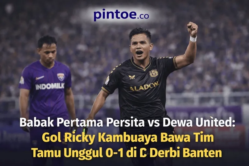 Dewa United Unggul 1-0 atas Persita di Derbi Banten