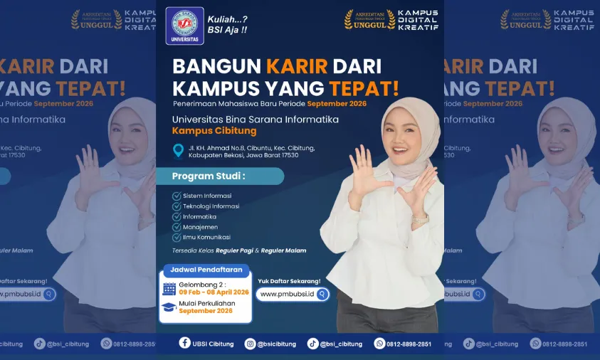 PMB UBSI 2026: Siapkan Mahasiswa Menjadi Talenta Siap Kerja