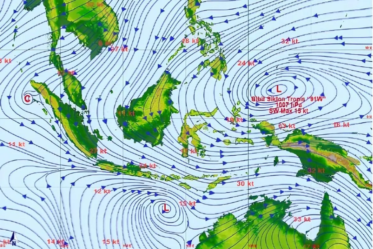 BMKG Deteksi Pusat Tekanan Rendah di Selatan NTB