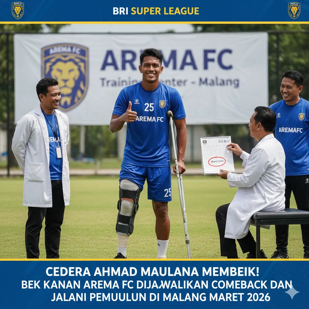 Ahmad Maulana Siap Kembali Perkuat Arema FC Setelah Cedera