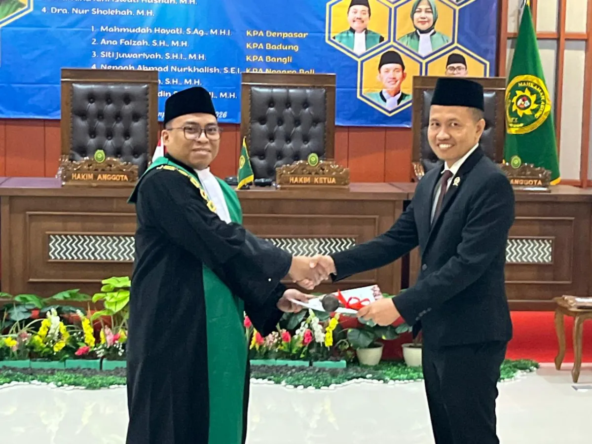 Arief Rahman Dilantik sebagai Ketua PA Karangasem, Komitmen untuk Pelayanan Cepat dan Transparan