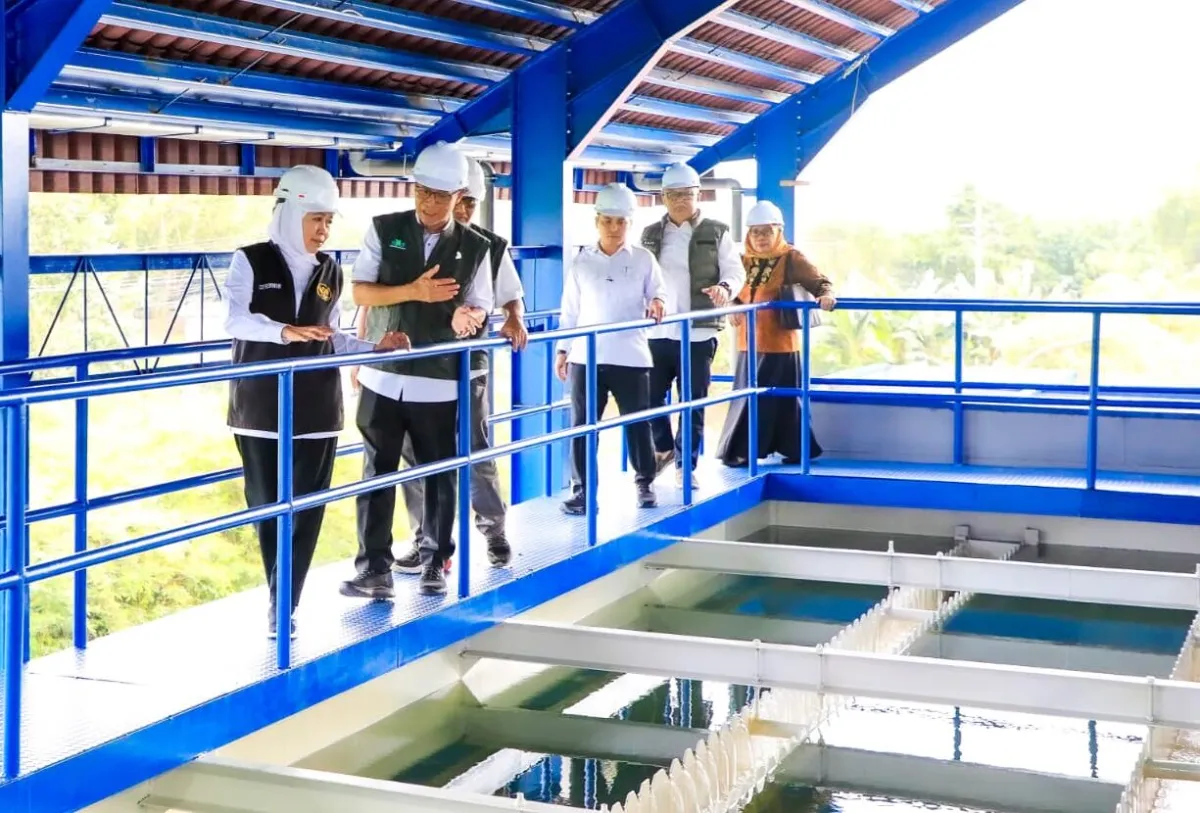 Produksi Air SPAM Mojolagres Meningkat Menjadi 300 Liter per Detik