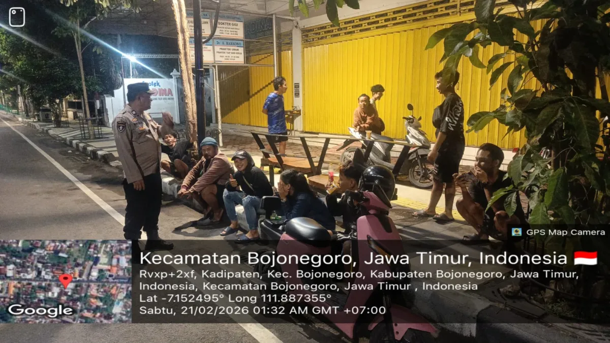 Polsek Bojonegoro Tingkatkan Patroli Antisipasi Balap Liar di Bulan Ramadhan