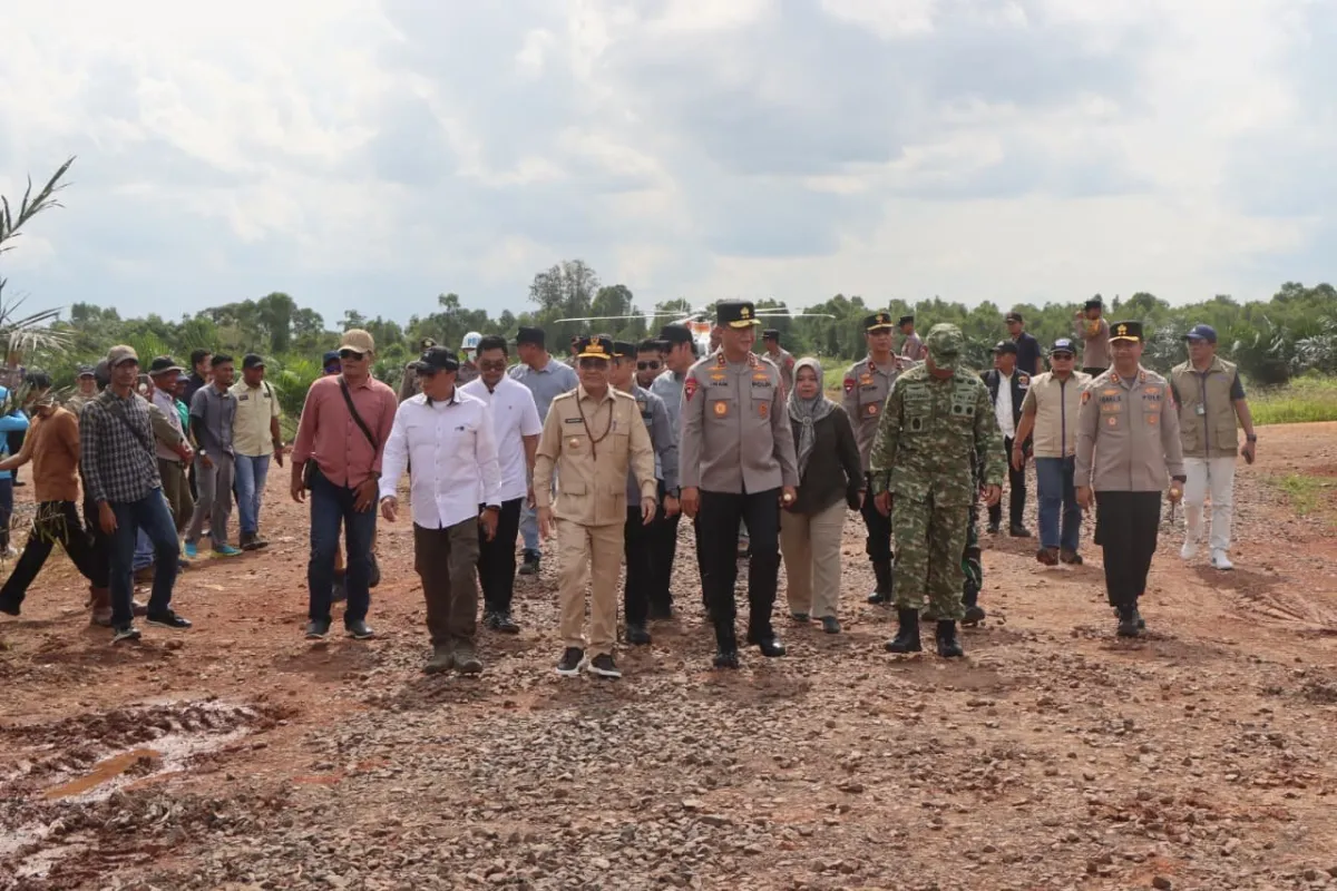 Polda Kalteng Optimalkan Lahan Sawit untuk Swasembada Pangan Melalui Tanam Jagung