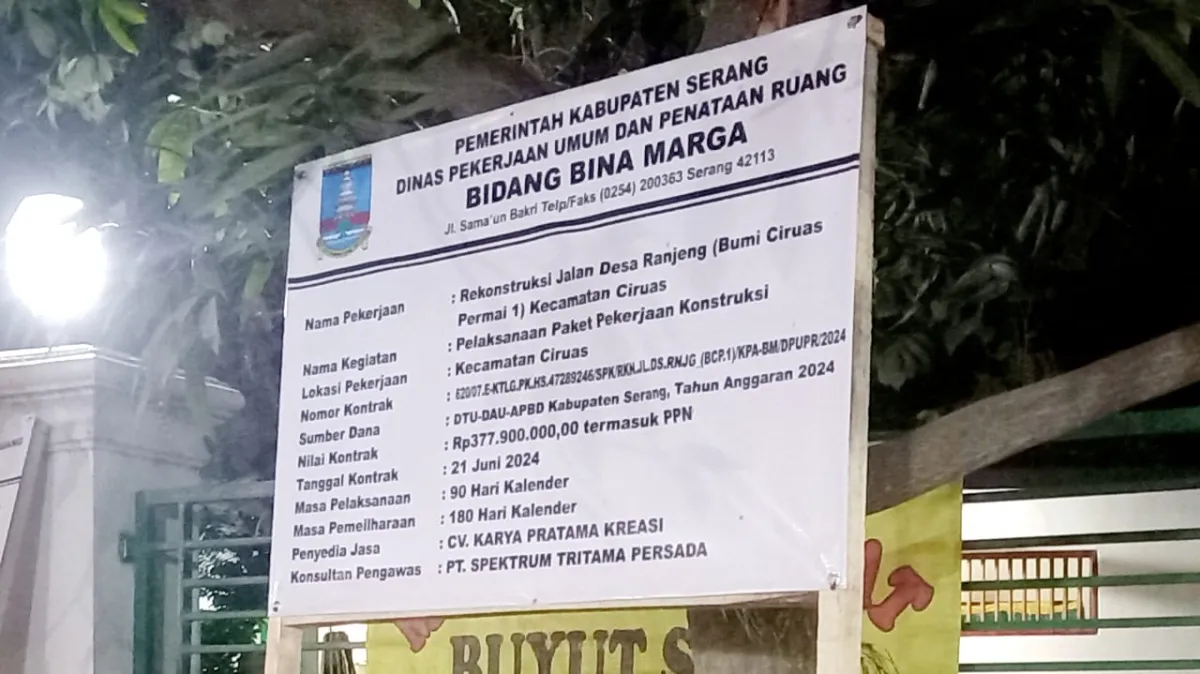 Rekonstruksi Jalan Desa Ranjeng Diduga Terhenti, Pedagang Menyampaikan Keluhan