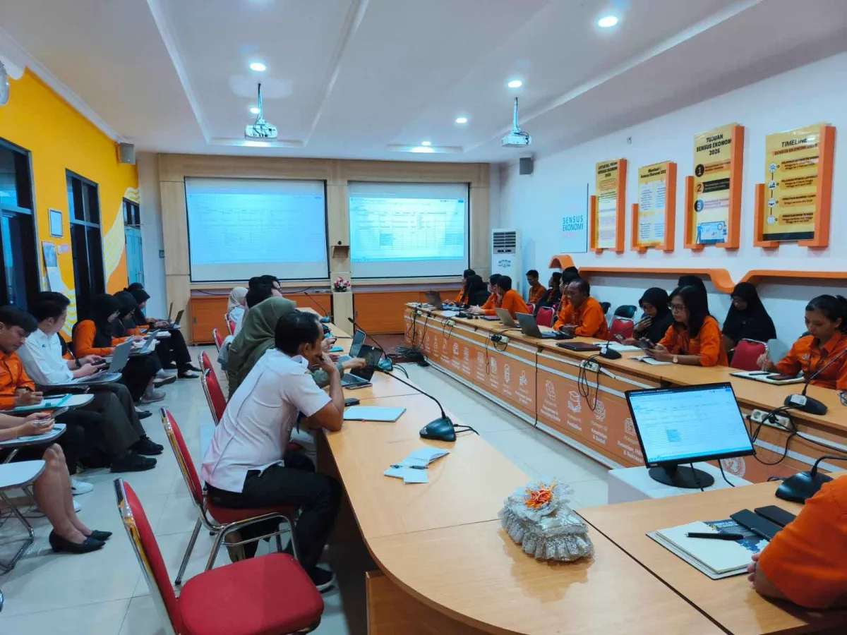BPS Kalteng Siapkan Sensus Ekonomi 2026 melalui Rapat Tim