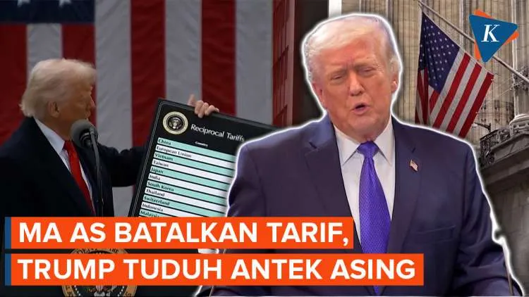 Trump Tuduh Hakim MA Terpengaruh Kepentingan Asing Usai Pembatalan Kebijakan Tarif