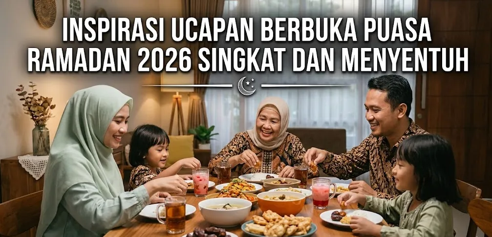 Inspirasi Ucapan Berbuka Puasa untuk Ramadan 2026
