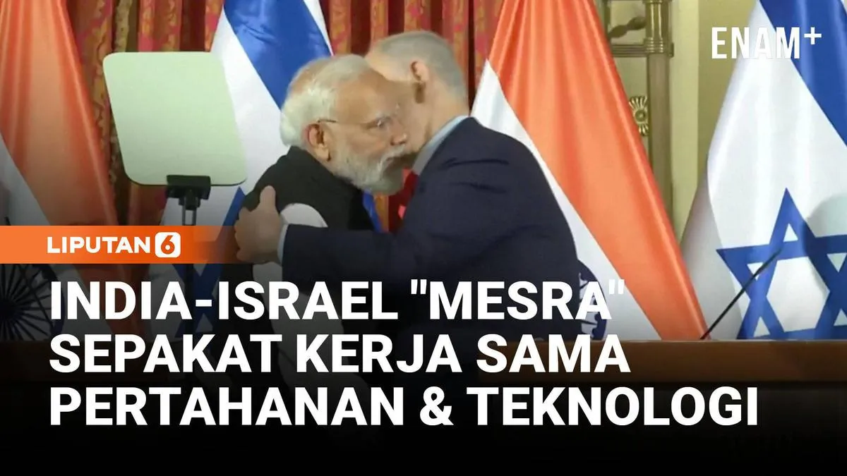 Modi dan Netanyahu Perkuat Kerja Sama Pertahanan dan Teknologi