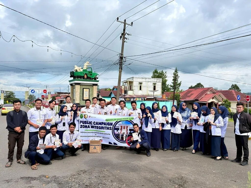 Pengadilan Agama Pagar Alam Luncurkan Kampanye Anti Gratifikasi