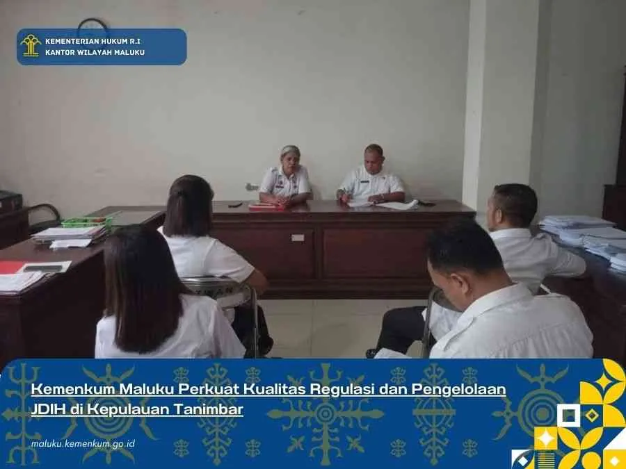 Penguatan Regulasi dan JDIH di Kepulauan Tanimbar oleh Kemenkum Maluku
