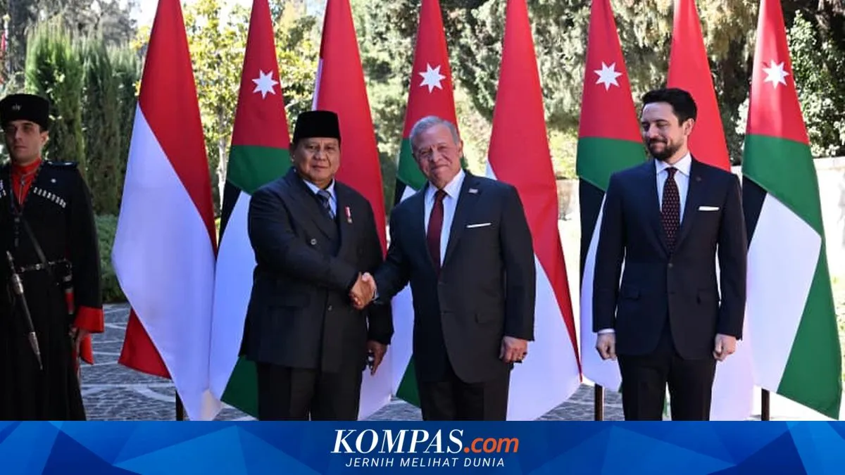 Prabowo Dapat Apresiasi Raja Yordania atas Komitmen Solusi Dua Negara