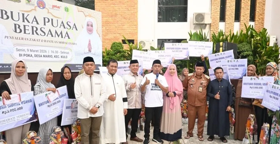 Kolaborasi Pemerintah dan Swasta dalam Buka Puasa Bersama di Desa Mario