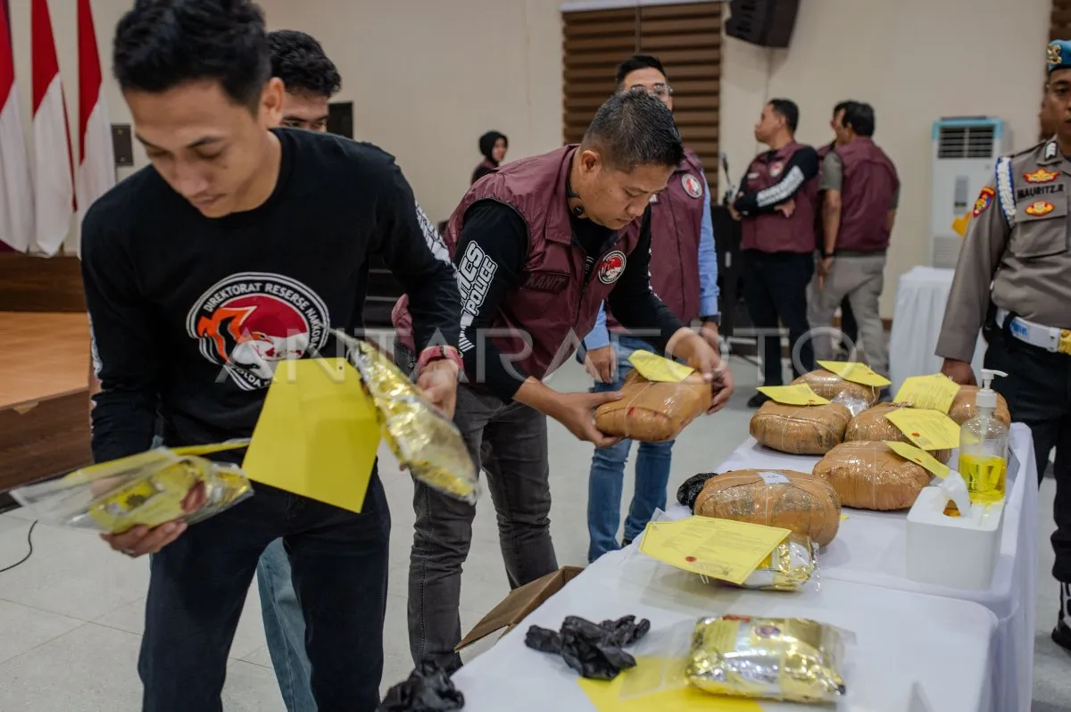 Polisi Banten Ungkap 35 Kasus Narkoba, Amankan 54 Tersangka