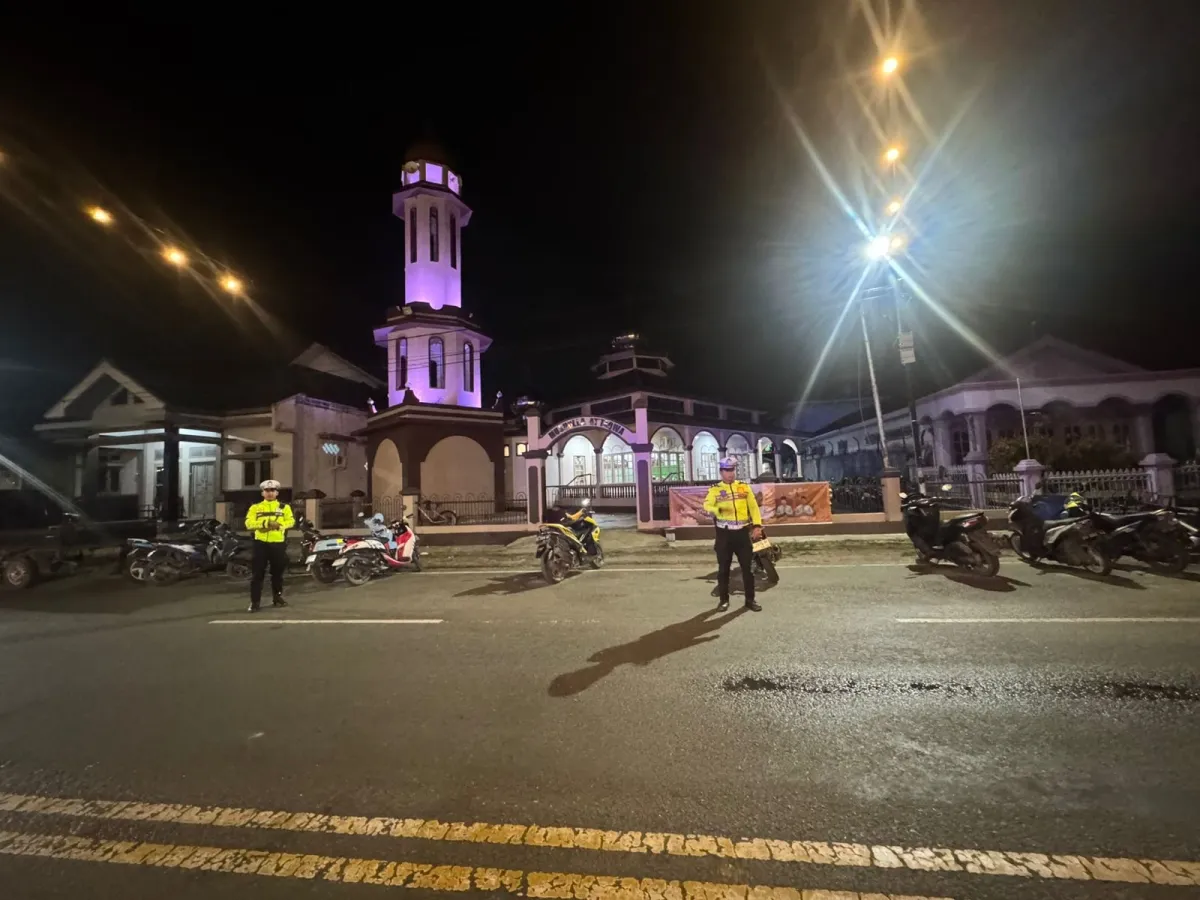 Polresta Bulungan Laksanakan Patroli Keamanan Ibadah Tarawih Selama Ramadhan