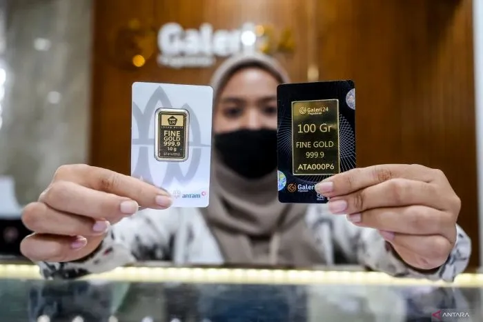 Harga Emas Pegadaian Naik Hingga Rp 44.000 per Gram Hari Ini