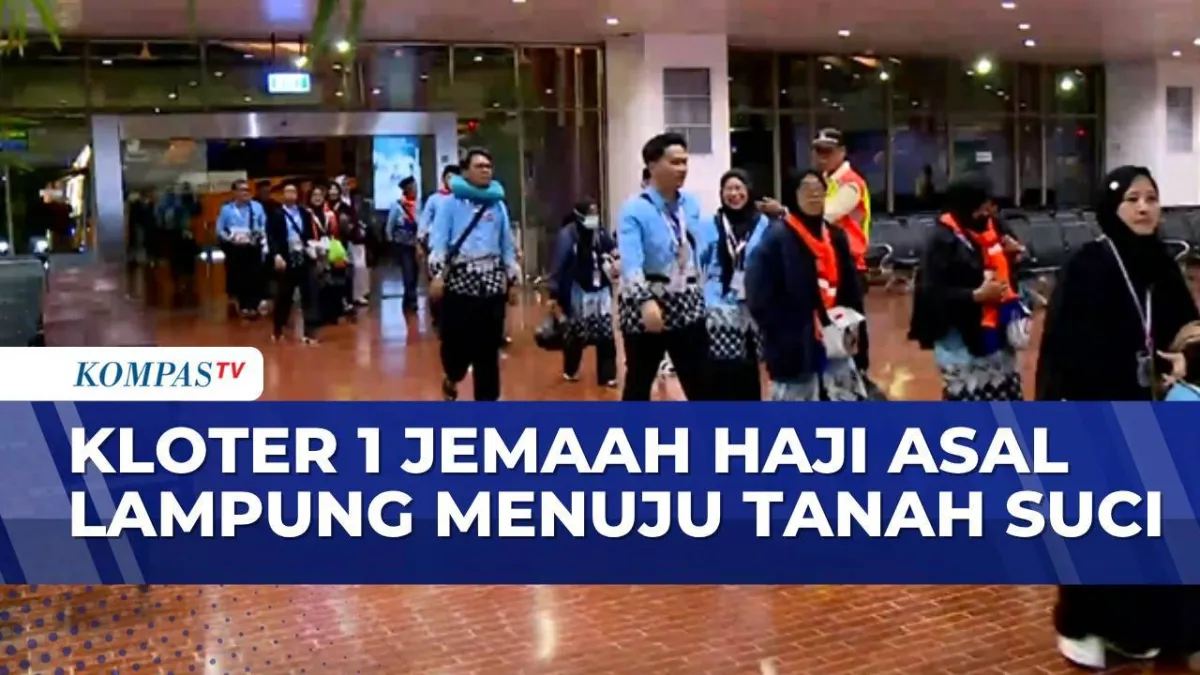 Jemaah Haji Kloter Pertama dari Lampung dan Banten Berangkat ke Tanah Suci