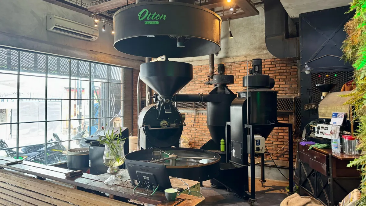 Proses Sangrai Kopi di Otten Coffee Medan