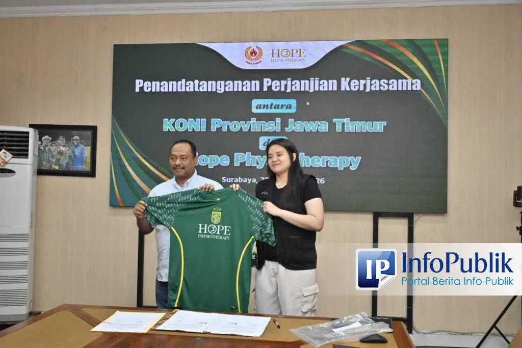 KONI Jatim Perpanjang Kerja Sama dengan Hope Physiotherapy untuk Optimalisasi Penanganan Cedera Atlet