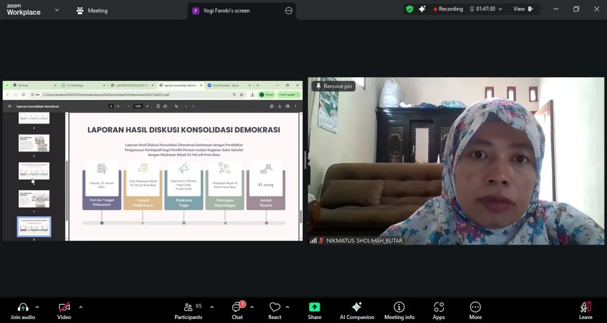 Bawaslu Blitar Laksanakan 18 Kegiatan Konsolidasi Demokrasi dalam Empat Pekan