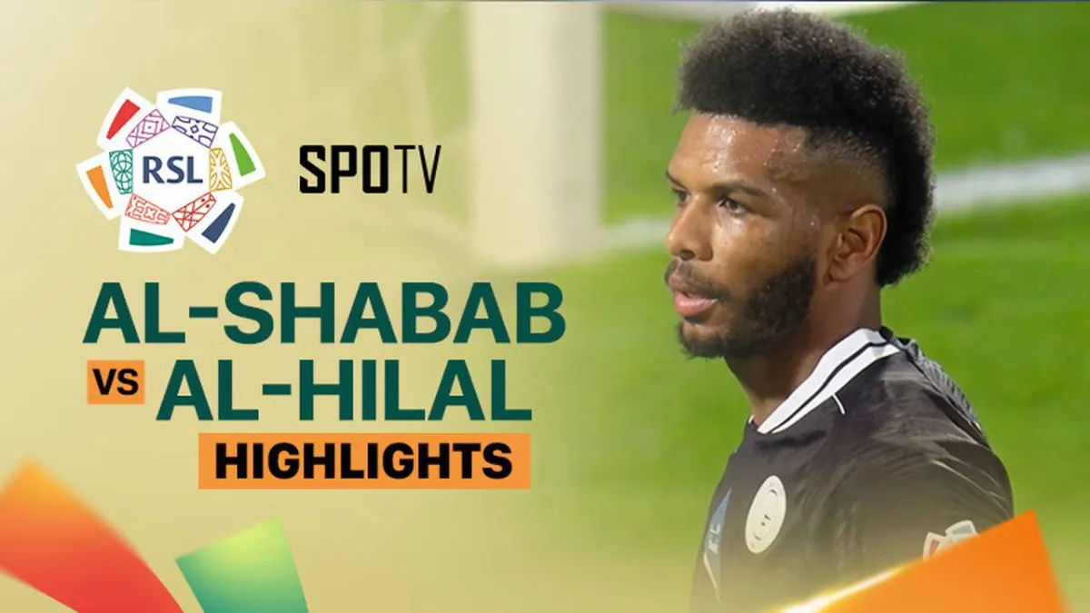 Sorotan Pertandingan Al-Shabab vs Al-Hilal di Liga Saudi 2025/26