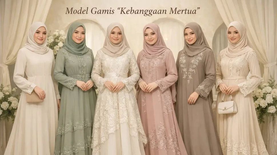 5 Model Gamis Elegan untuk Lebaran 2026 yang Jadi Pilihan Utama