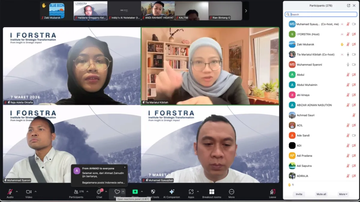 Dampak Konflik Iran-AS-Israel Terhadap Energi dan Stabilitas Sosial Indonesia
