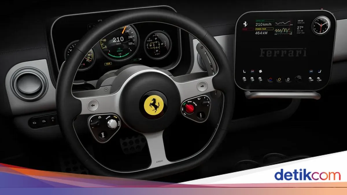 Ferrari Luce: Supercar Listrik Pertama dengan Sentuhan Desain Jony Ive